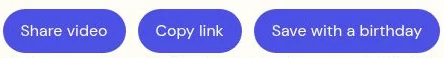 Video sharing controls showing Share video and Copy link